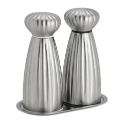 Robert Welch Palm Kværnsæt - 3 dele H 17 cm - Rustfrit stål - Satin