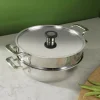Robert Welch 317 Series Dampsæt - 2 stk. Ø 28 cm - Rustfritstål/aluminum