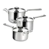 Robert Welch 316 Series Grydesæt - 3 stk. 1,8/3/4 liter - Rustfritstål/aluminum