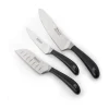 Robert Welch Signature Home Chef Knivsæt - 3 dele L 22,7/30,5/22,2 cm Rustfrit stål/plastik - Sort