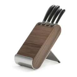 Robert Welch Signature Knivblok - 5 dele H 21,4 x B 13,1 x L 22 cm - Valnøddetræ/plastik/rustfrit stål - Natur