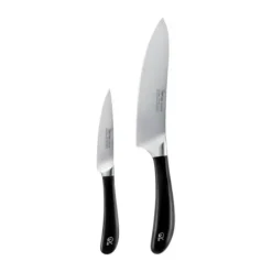 Robert Welch Signature Knivsæt - 2 dele L 19,7/28,7 cm - Rustfrit stål/plastik - Sort
