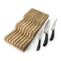 Robert Welch Signature Knivsæt - 4 dele L 16/14/10 cm - Bambus/rustfrit stål/ABS plastik - Natur