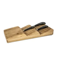 Robert Welch Signature Knivsæt - 4 dele L 16/14/10 cm - Bambus/rustfrit stål/ABS plastik - Natur