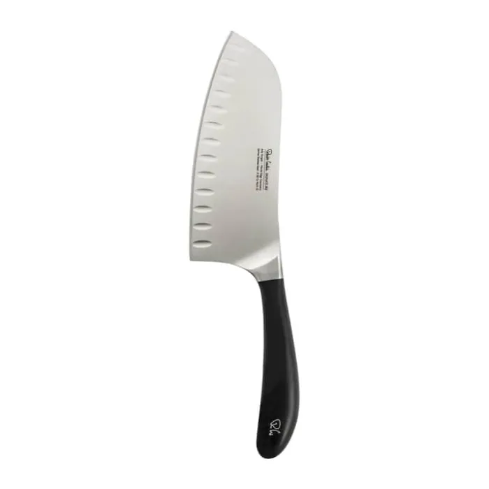 Robert Welch Signature Santokukniv L 17 cm - Rustfrit stål/plastik - Sort