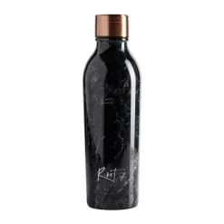 Root7 OneBottle Termo Drikkedunk 350 ml - Rustfrit stål/kobber - Black Marble