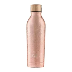 Root7 OneBottle Termo Drikkedunk 500 ml - Rustfrit stål/kobber - Rose Gold Sparkle