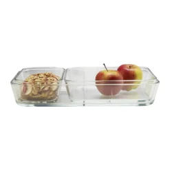Rosendahl Grand Cru Fadsæt - 3 dele B 23,5/23,5/24,5 x L 12,5/23,5/37,7 cm - Ovnfast glas - Klar