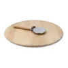 Rosendahl Grand Cru Pizza board og skærer Ø 35 cm - Bøgetræ/rustfrit stål