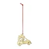 Rosendahl Karen Blixen Juleophæng - Julebil H 6,5 cm - Guldbelagt metal