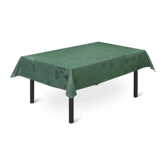 Rosendahl Natale Damaskdug L 320 x B150 cm - Bomuld - Grøn