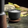 Rosendahl Rå Saltkar med låg 15 cl - Thermo ask/keramisk - Sort