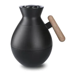 Rosendahl Stay warm Termokande 1 liter - Bøgetræ/plastik - Sort