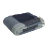 Rosenhills Væveri Alma Plaid B 120 x L 170 cm - Lammeuld - Blue