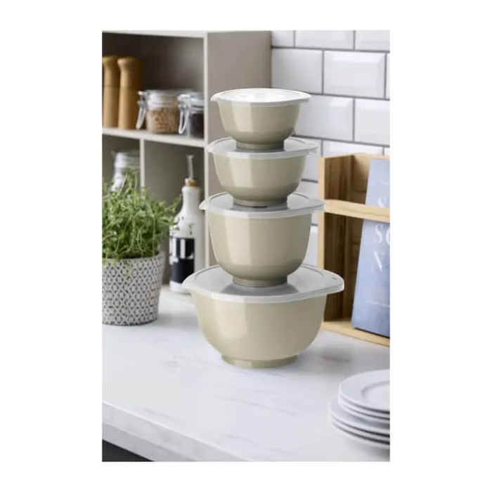 Rosti Margrethe Røreskålsæt - 8 dele 0,50/0,75/1,5/3 liter - Durostima - Humus