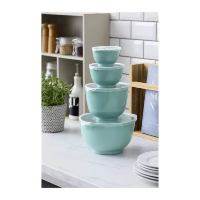 Rosti Margrethe Røreskålsæt - 8 dele 0,25/ 0,5/1,5/ 3 liter - Durostima® - Nordic Green