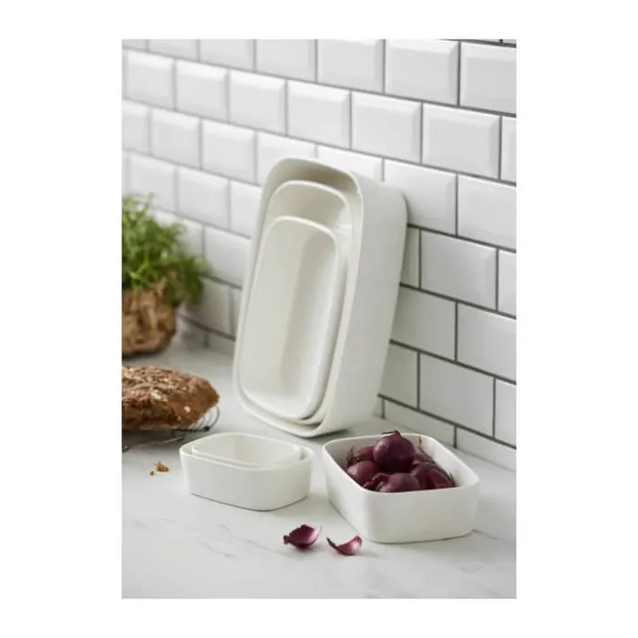 Rosti Modula Fad B 24 x L 24,3 cm - Porcelæn - Hvid