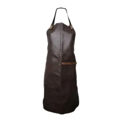 Ørskov Copenhagen Gourmet Forklæde B 85 x L 55 cm - Læder - Chokolade