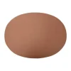 Ørskov Copenhagen Oval Dækkeserviet B 34 x L 47 cm -Læder - Cognac
