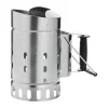 RÖSLE Grillstarter H 33,3 x B 19 x L 32 cm - 18/10 stål - Sølvfarvet