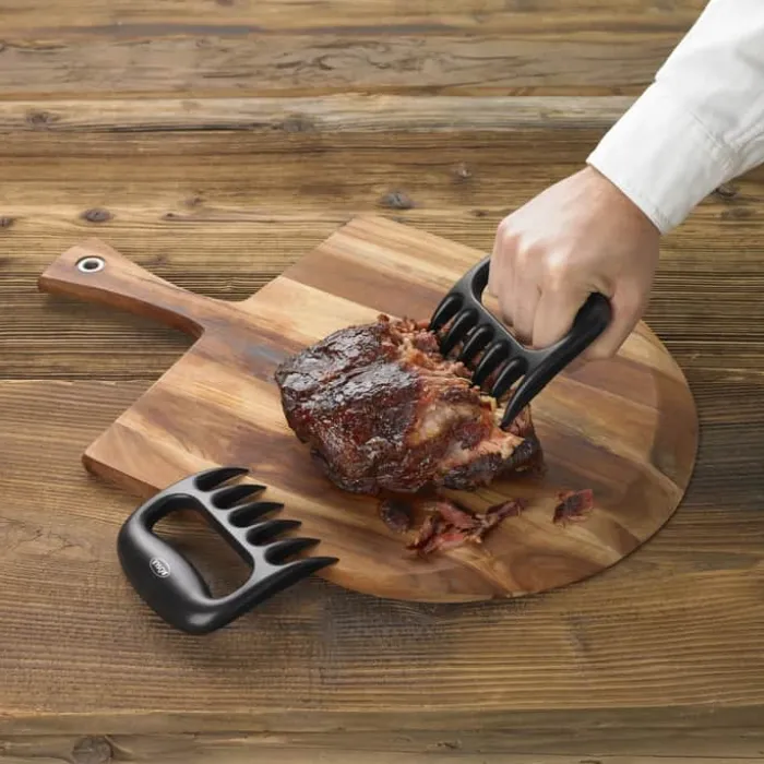 RÖSLE Pulled Pork-gafler - 2 stk. L 11,5 x B 11 cm - Polycarbonat - Sort