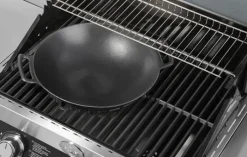 RÖSLE Vario Wok Ø 38 cm - Støbejern - Sort