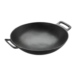 RÖSLE Vario Wok Ø 38 cm - Støbejern - Sort