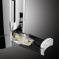 Russell Hobbs Elegance Glass Brødrister 2 skiver - Opretstående - Løft-og-kig-funktion - Sort /stål