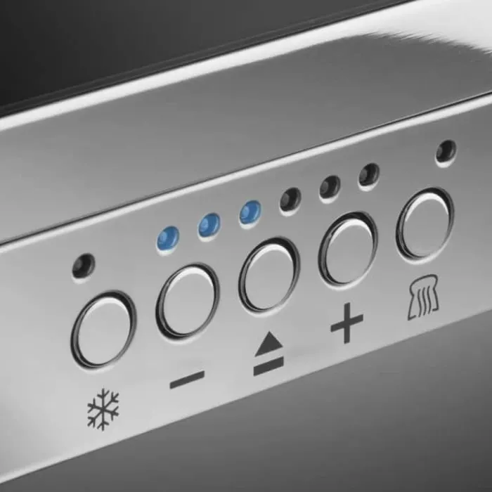 Russell Hobbs Elegance Glass Brødrister 2 skiver - Opretstående - Løft-og-kig-funktion - Sort /stål