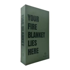 Safly Home Brandtæppe B 16 x L 28 x H 5,5 cm - Glasfiber - Hvid