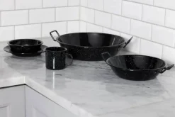 Sagaform Doris Pande B 31,5 x L 37,5 cm - Emaljeret kulstofstål - Sort