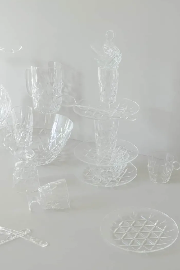 Sagaform Picnic Juni Glas - 4 stk. 40 cl - Akrylplast - Klar