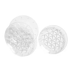 Sagaform Picnic Tallerken - 4 stk. Ø 20 cm - Akrylplast - Klar