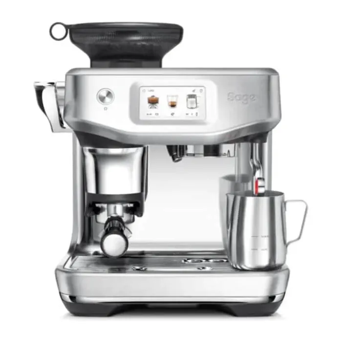 Sage Barista Touch™ Impress Espressomaskine SES 882 BSS 2 kopper - 8 programmer - Mælkeskummer