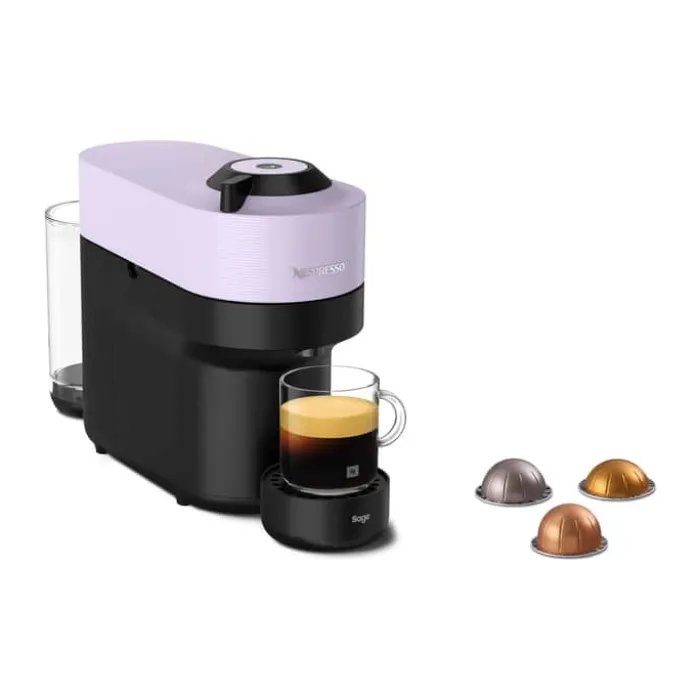 Sage Nespresso Vertuo Pop+ Deluxe Kapsel Kaffemaskine 1,1 liter - 1260 watt - 6 programmer