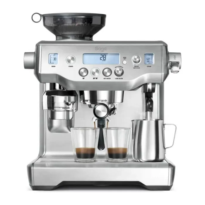 Sage The Oracle Espressomaskine BES980 2 kopper - 40 kværnindstillinger - Mælkeskummer - Stål