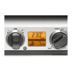 Sage The Smart Grill 2400 Watt - Autosluk - Sølvfarvet