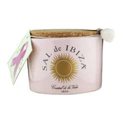 Sal de Ibiza Fleur De Sel La Vie En Rose Havsalt 150 gram - 100% naturligt - Nuancer af rosenblade og rosenknopper