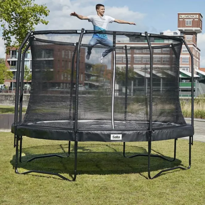 Salta Premium Black Edition Ø 366 x H 270 cm - Sort