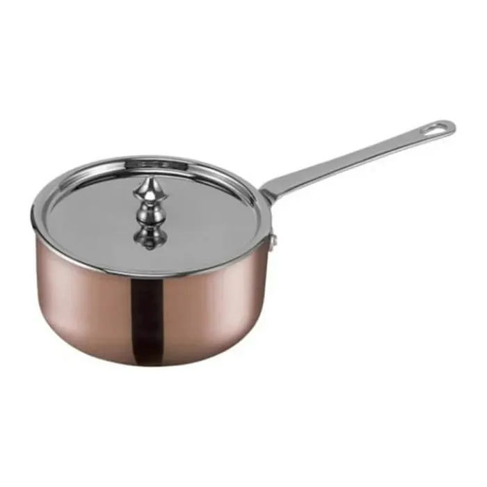 Scanpan Maitre D' Kasserolle m. låg 0,6 liter - Stål - Kobber