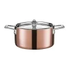 Scanpan Maitre D' Mini gryde m. låg 1,5 liter - Stål - Kobber