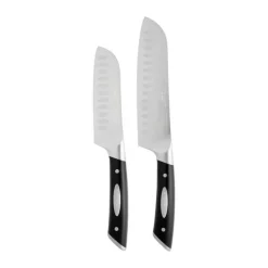 Scanpan Santokuknive - 2 stk. L 12,5/18 cm - Stål/bakelit