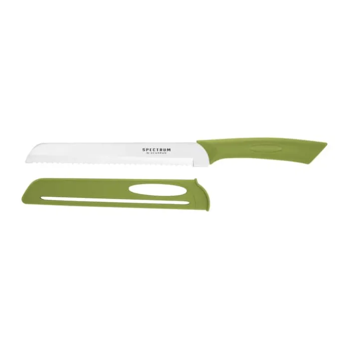 Scanpan Spectrum Brødkniv L 20 cm - 3Cr13 rustfrit stål - Grøn