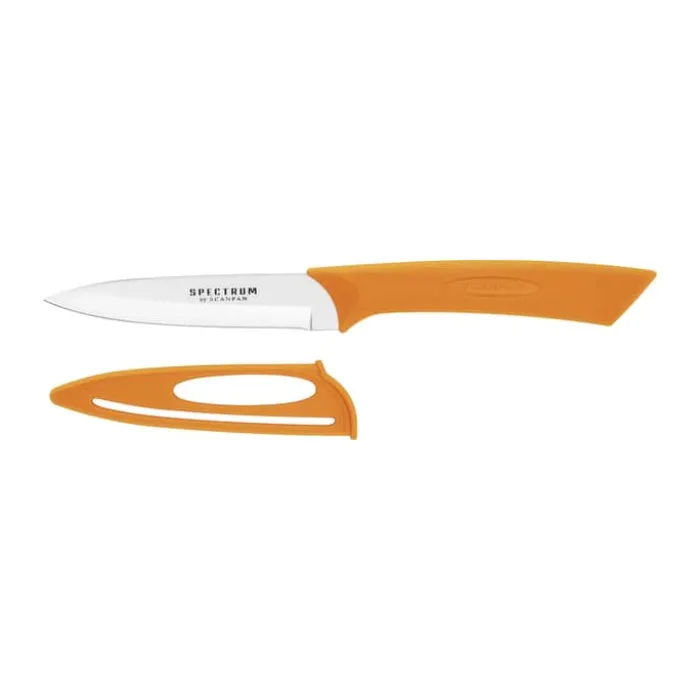 Scanpan Spectrum Grøntsagskniv L 10 cm - 3Cr13 rustfrit stål - Orange