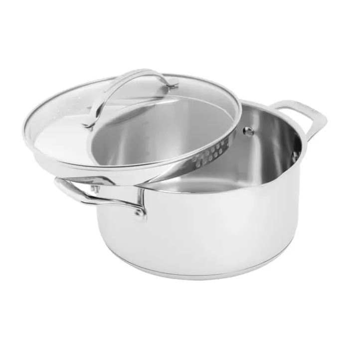 Scanpan STS Gryde m. låg 4,8 liter - Rustfrit stål - Egnet til alle komfurtyper