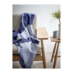 Södahl Artisan Plaid B 130 x L 170 cm - Bomuld - Navy blue