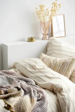 Södahl Blend Plaid B 150 x L 170 cm - Bomuld - Gold/multi