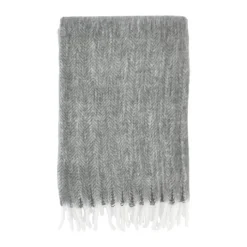 Södahl Brushed Plaid B 150 x L 200 cm - Akryl - Ash