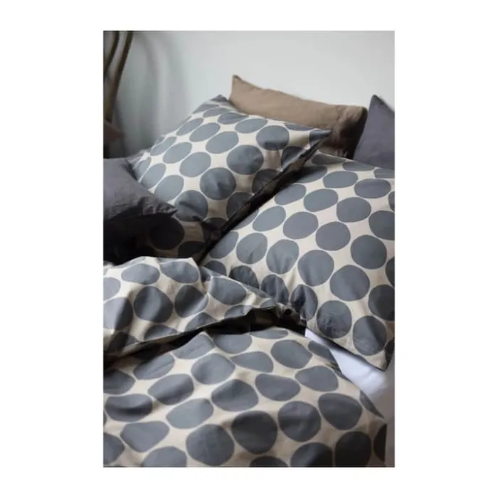 Södahl Bubbles Sengesæt B 140 x L 200 cm - Bomuld - Taupe