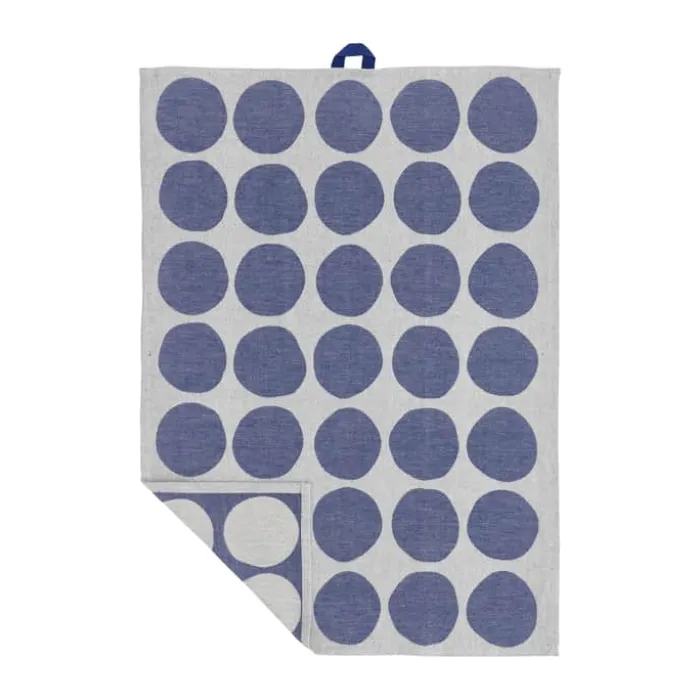Södahl Bubbles Viskestykke - 2 stk B 50 x L 70 cm - Bomuld - Blå